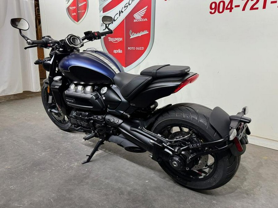 2025 Triumph Rocket 3 Storm R Satin Pacific Blue and Matte Sapphire Black