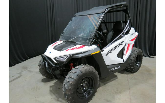 2022 Polaris RZR 200 EFI White Lightning/Indy Red