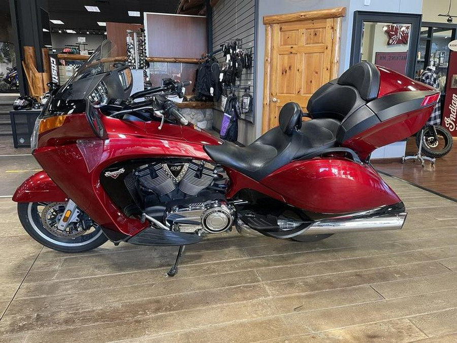 2015 Victory Motorcycles® Vision® Tour Sunset Red with Black Pinstripe