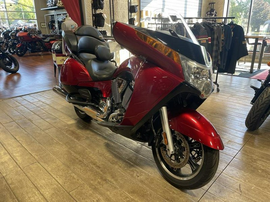 2015 Victory Motorcycles® Vision® Tour Sunset Red with Black Pinstripe