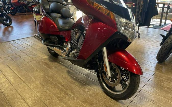 2015 Victory Motorcycles® Vision® Tour Sunset Red with Black Pinstripe