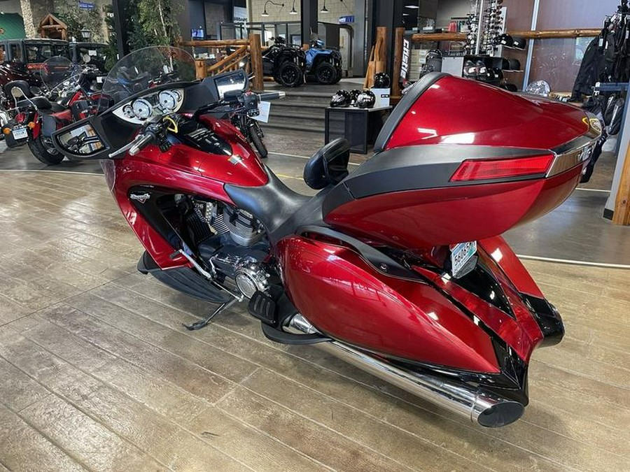 2015 Victory Motorcycles® Vision® Tour Sunset Red with Black Pinstripe