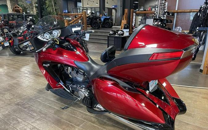 2015 Victory Motorcycles® Vision® Tour Sunset Red with Black Pinstripe