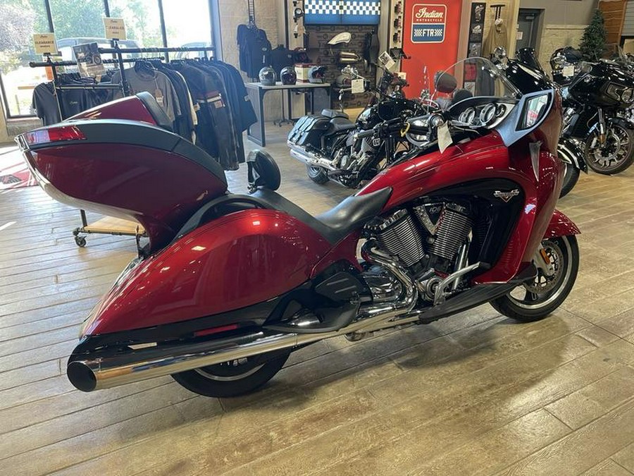 2015 Victory Motorcycles® Vision® Tour Sunset Red with Black Pinstripe