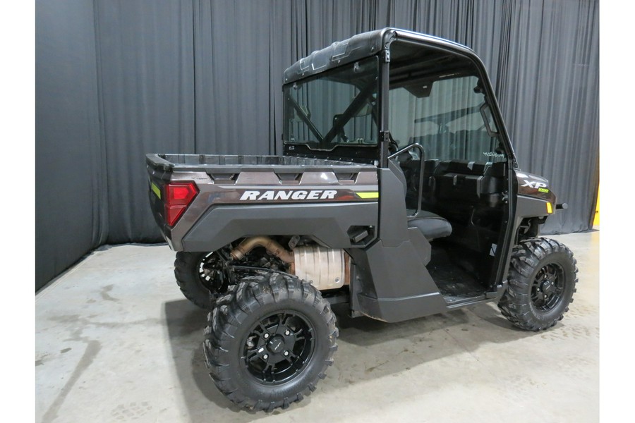 2023 Polaris RANGER XP 1000 Premium Super Graphite with Lifted Lime Accents