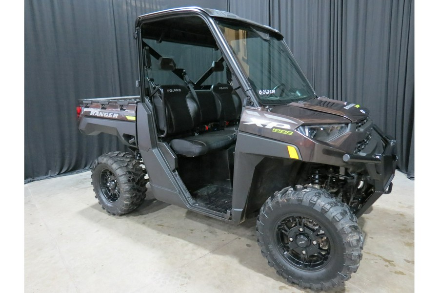 2023 Polaris RANGER XP 1000 Premium Super Graphite with Lifted Lime Accents