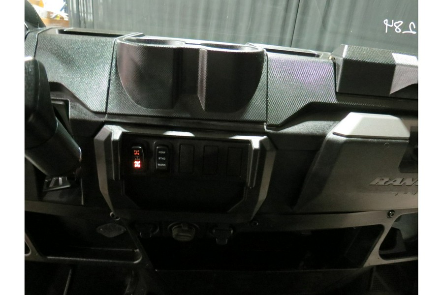 2023 Polaris RANGER XP 1000 Premium Super Graphite with Lifted Lime Accents