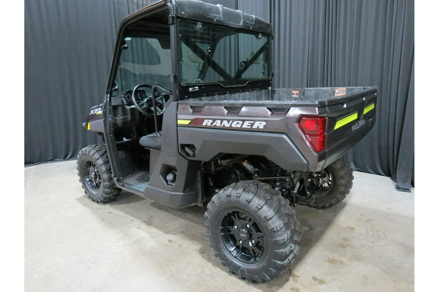 2023 Polaris RANGER XP 1000 Premium Super Graphite with Lifted Lime Accents