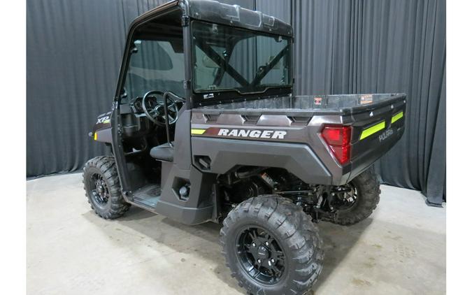 2023 Polaris RANGER XP 1000 Premium Super Graphite with Lifted Lime Accents