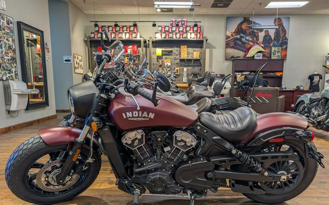 2022 Indian Motorcycle® Scout® Bobber ABS Maroon Metallic Smoke