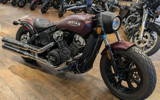 2022 Indian Motorcycle® Scout® Bobber ABS Maroon Metallic Smoke