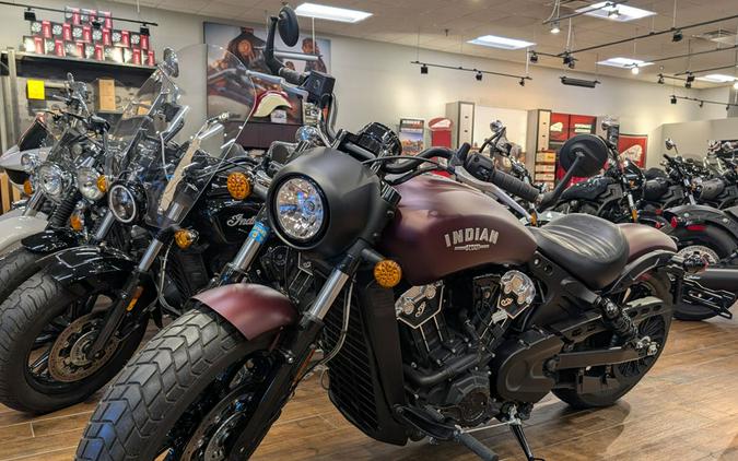2022 Indian Motorcycle® Scout® Bobber ABS Maroon Metallic Smoke
