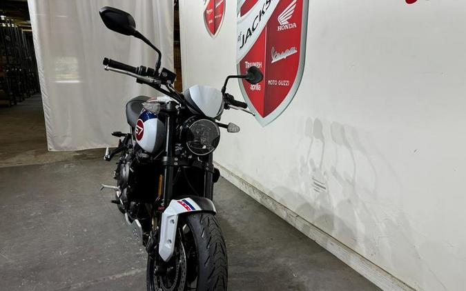 2025 Triumph Trident 660 Triple Tribute Edition Snowdonia White