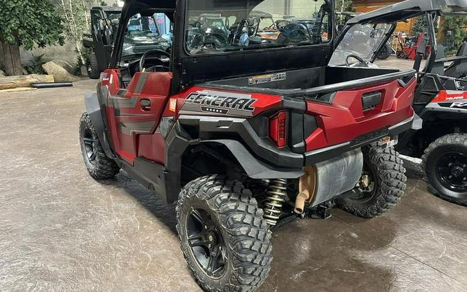 2018 Polaris® General™ 1000 EPS Ride Command™ Edition Matte Sunset Red