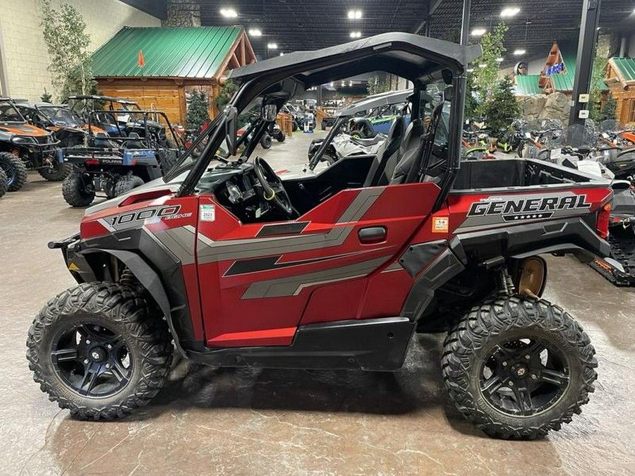 2018 Polaris® General™ 1000 EPS Ride Command™ Edition Matte Sunset Red