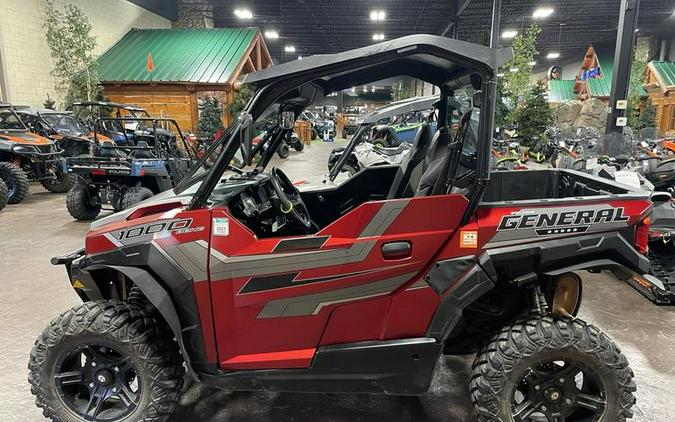 2018 Polaris® General™ 1000 EPS Ride Command™ Edition Matte Sunset Red