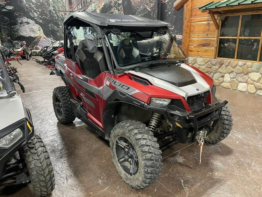 2018 Polaris® General™ 1000 EPS Ride Command™ Edition Matte Sunset Red