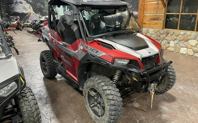 2018 Polaris® General™ 1000 EPS Ride Command™ Edition Matte Sunset Red