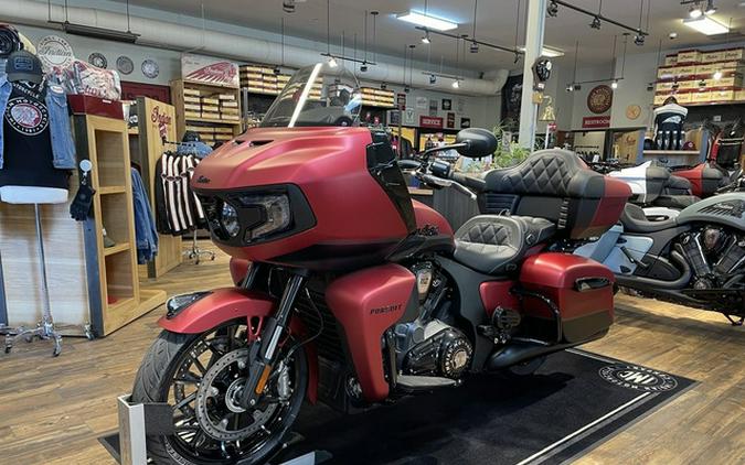 2025 Indian Pursuit Dark Horse 112 Sunset Red Smoke With Bla