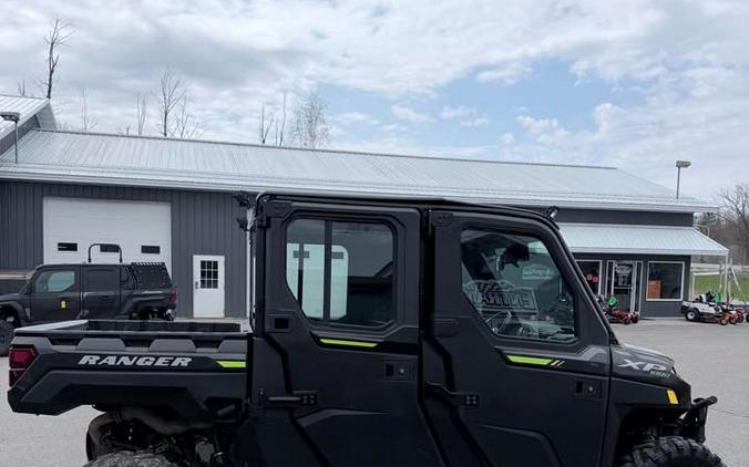 2023 RANGER CREW XP 1000 NorthStar Edition Premium Super Graphite with Lifted Lime Accents - Polaris