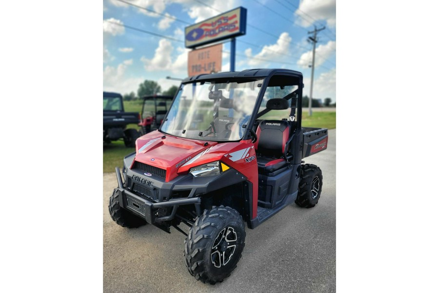 2013 Polaris Industries RANGER® XP 900 EPS Sunset Red LE