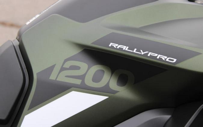2025 Triumph Tiger 1200 Rally Pro Matt Khaki Green