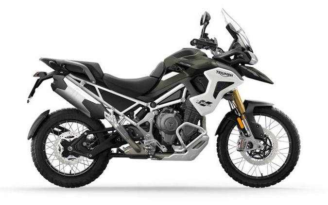 2025 Triumph Tiger 1200 Rally Pro Matt Khaki Green