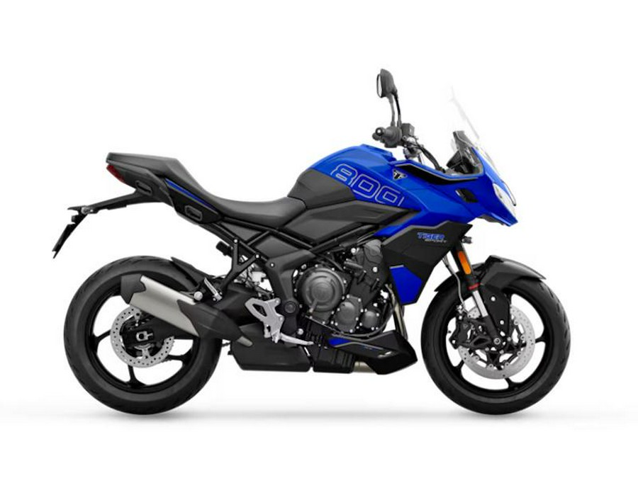 2025 Triumph Tiger Sport 800 Caspian Blue / Phantom Black