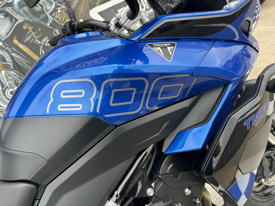 2025 Triumph Tiger Sport 800 Caspian Blue / Phantom Black