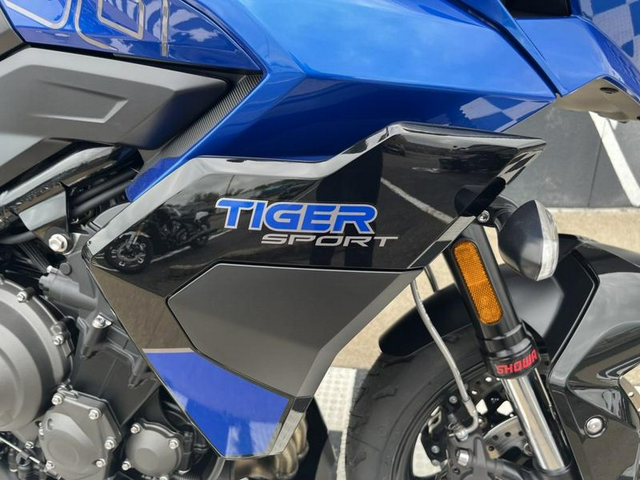 2025 Triumph Tiger Sport 800 Caspian Blue / Phantom Black