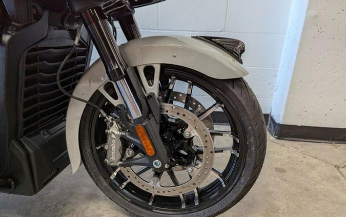 2026 Indian Challenger Dark Horse 112 w/PowerBand Audio Chalk with Black Metallic