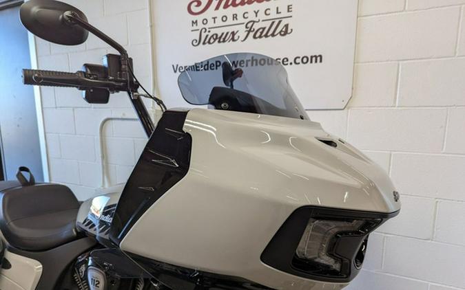 2026 Indian Challenger Dark Horse 112 w/PowerBand Audio Chalk with Black Metallic