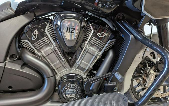 2026 Indian Challenger Dark Horse 112 w/PowerBand Audio Chalk with Black Metallic