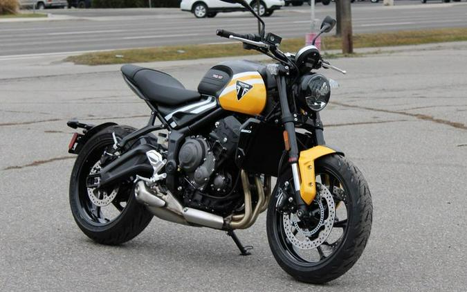 2025 Triumph Trident 660 Cosmic Yellow/Sapphire Black