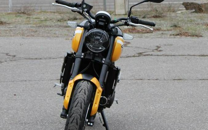 2025 Triumph Trident 660 Cosmic Yellow/Sapphire Black