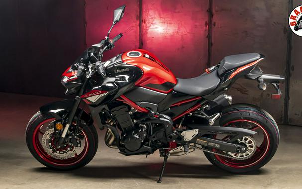 2024 Kawasaki Z900 ABS Candy Persimmon Red/Ebony