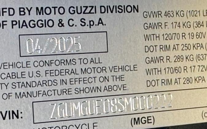 2025 Moto Guzzi Stelvio