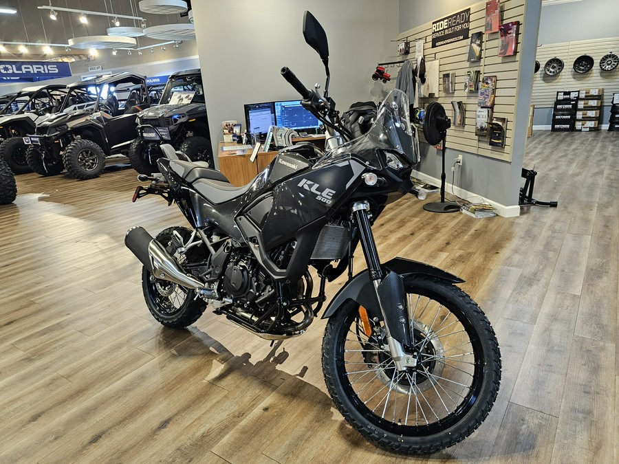 2026 Kawasaki KLE 500 ABS Metallic Carbon Gray/Ebony - 110451