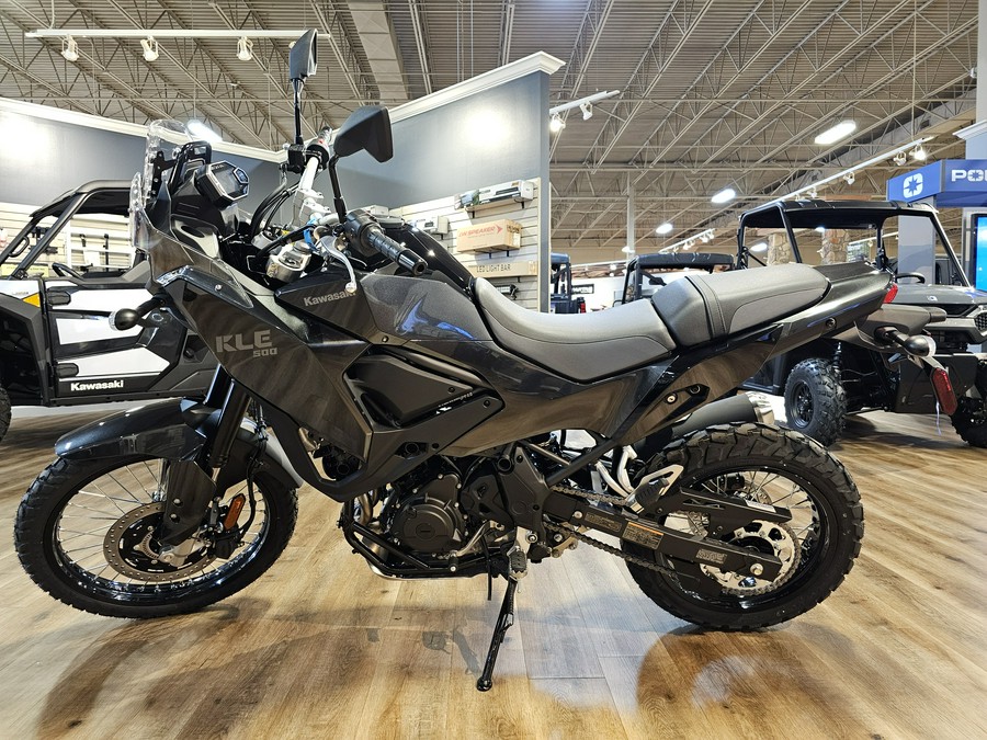 2026 Kawasaki KLE 500 ABS Metallic Carbon Gray/Ebony - 110451