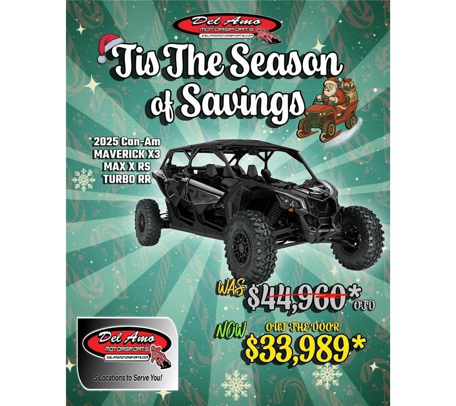 2025 Can-Am MAVERICK X3 MAX X RS TURBO RR