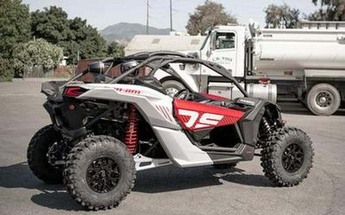 2024 Can-Am® Maverick X3 DS Turbo Fiery Red & Hyper Silver