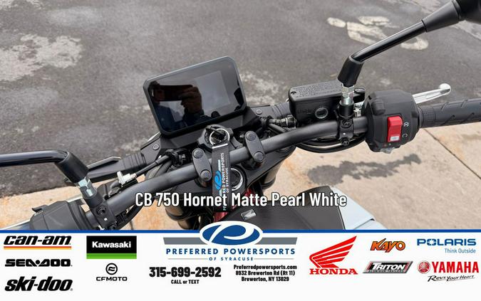 2025 Honda CB 750 Hornet Matte Pearl White
