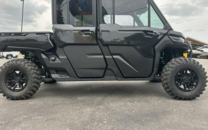 New 2025 CAN-AM DEFENDER MAX LONE STAR CAB HD10 STEALTH BLACK