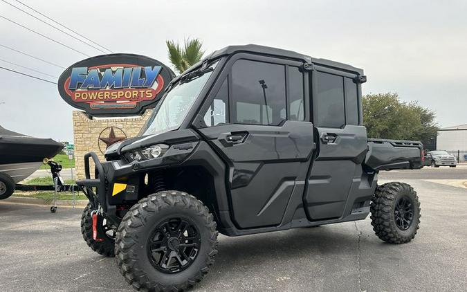 New 2025 CAN-AM DEFENDER MAX LONE STAR CAB HD10 STEALTH BLACK