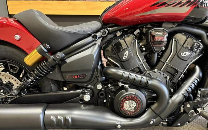2026 Indian Motorcycle® 101 Scout® Sunset Red Metallic