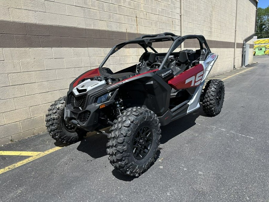 2024 Can-Am® Maverick X3 DS Turbo Fiery Red & Hyper Silver