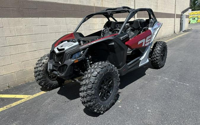 2024 Can-Am® Maverick X3 DS Turbo Fiery Red & Hyper Silver