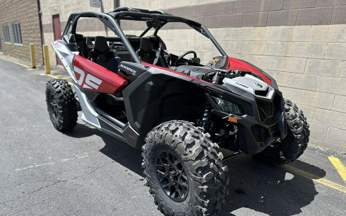 2024 Can-Am® Maverick X3 DS Turbo Fiery Red & Hyper Silver