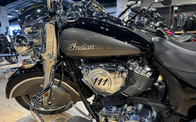 2024 INDIAN MOTORCYCLE SPRINGFIELD BLACK METALLIC AND TITANIUM METALLIC