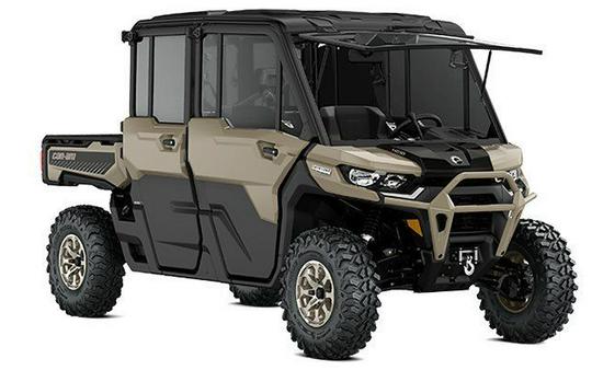 New 2025 CAN-AM DEFENDER MAX LIMITED HD10 DESERT TAN AND STEALTH BLACK